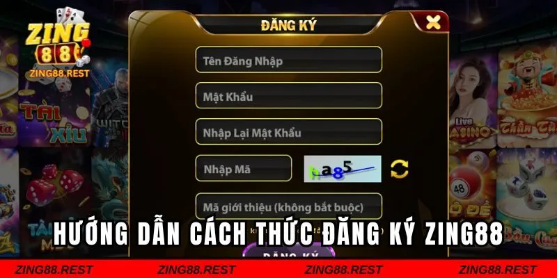 Hướng dẫn cách thức đăng ký ZING88