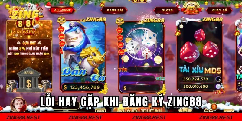 Sự cố hay gặp khi tạo tài khoản mới