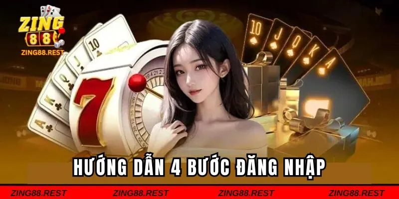 Hướng dẫn 4 bước đăng nhập